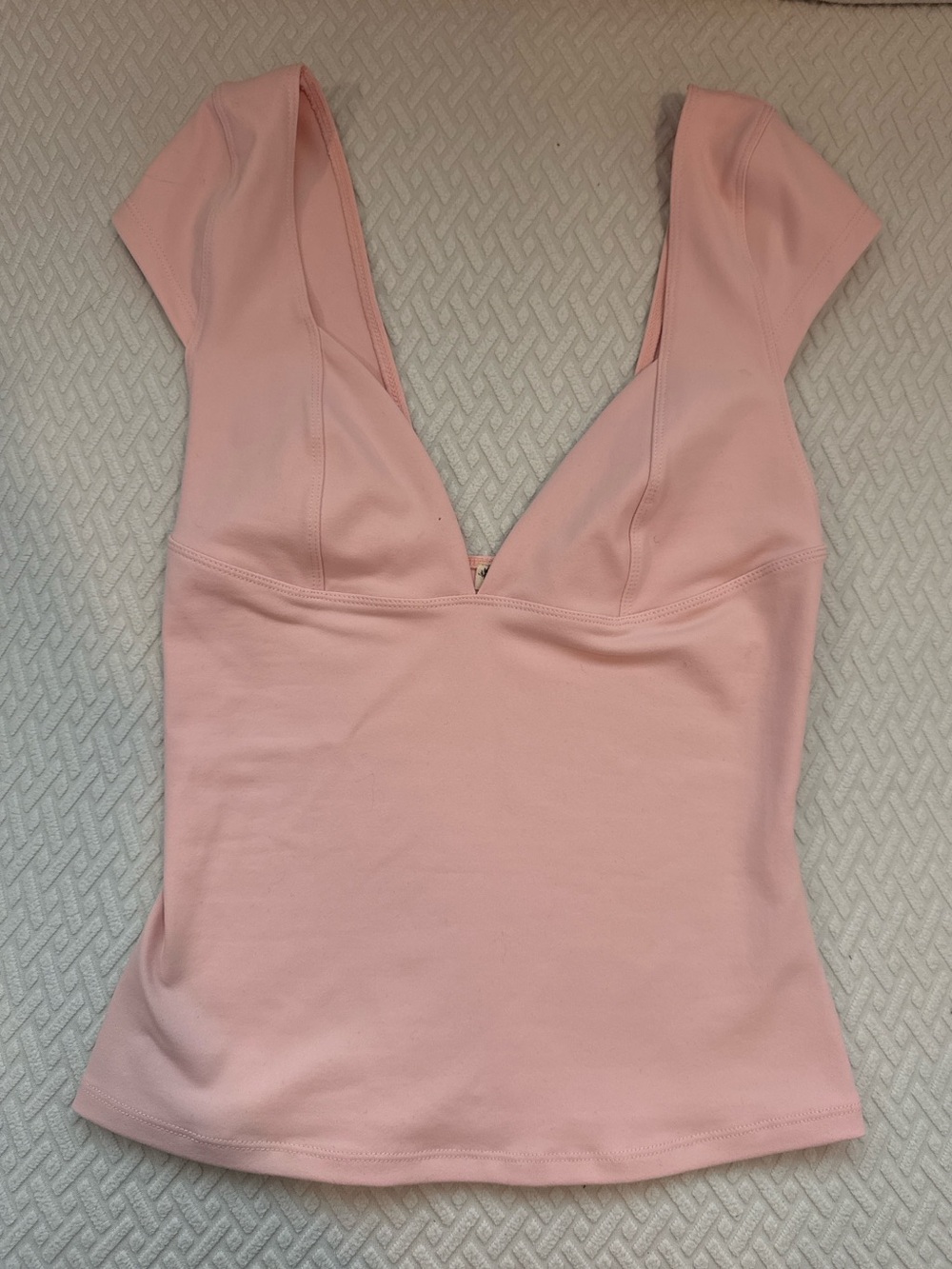 ntimately Free People Blush Pink Plunge Ruched Tank Top